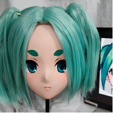 (GLA071)Customize Character'! Female/Girl Resin Full/Half Head With Lock Anime Cosplay Japanese Animego Kigurumi Mask (GLA071)Customize Character'! Female/Girl Resin Full/Half Head With Lock Anime Cosplay Japanese Animego Kigurumi Mask